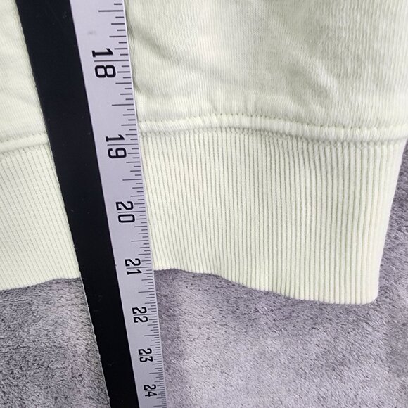 Womens Light Green Athleta Sweatshirt Crewneck Long Sleeve Cotton Blend Size XS - Picture 7 of 8